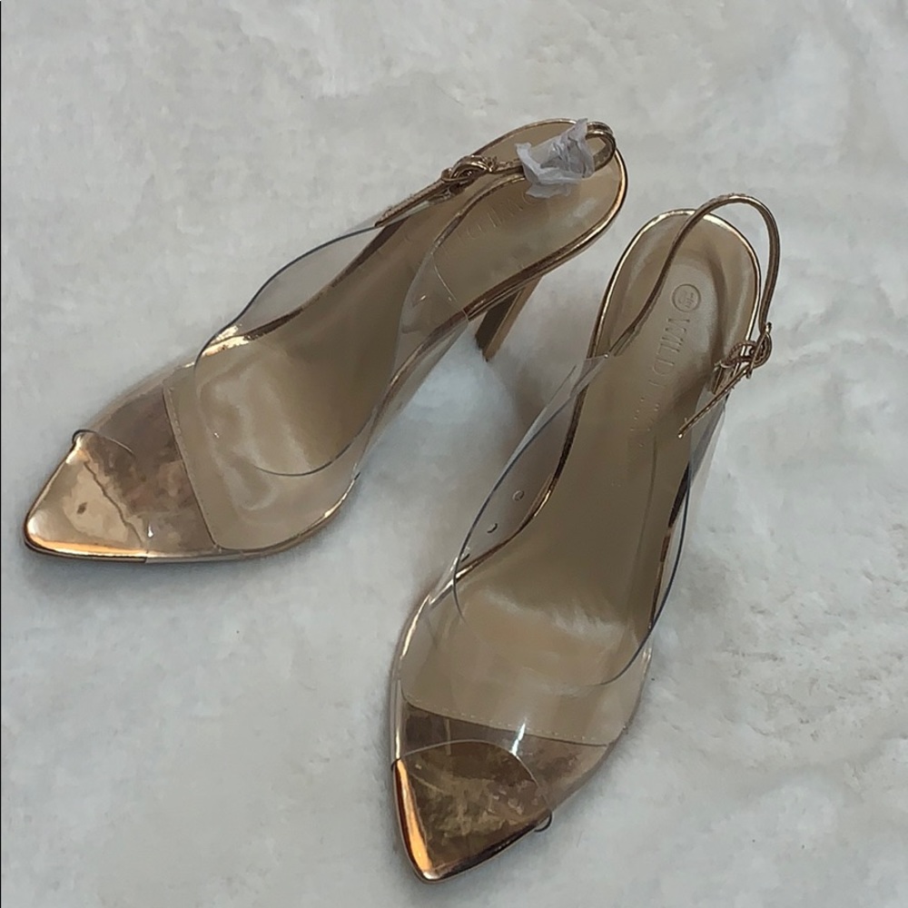 Translucent Slingback Heels - image 2